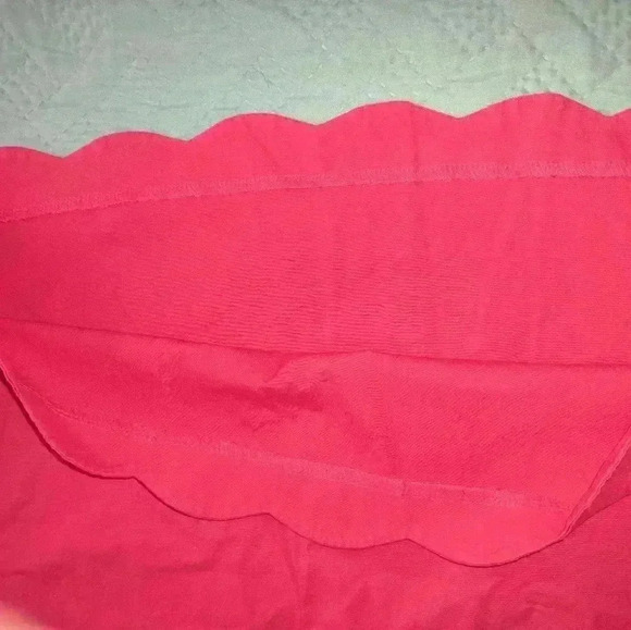 Fuchsia stretching cotton mini dress size 8 - Picture 7 of 9